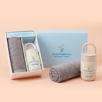 실크인쇄로 깔끔하게 로고를 넣은 마이보틀 비쥬